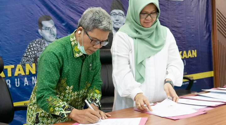 Perluas Jejaring, Perpustakaan UM Surabaya Kerja Sama dengan Perpustakaan Uinsa