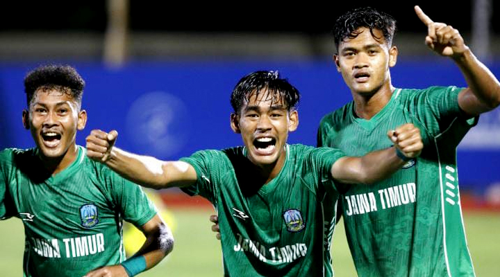 Pertandingan Perdana, Tim Sepakbola Jatim Menang 2-1 atas Papua Pegunungan