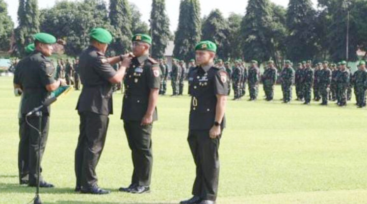 Mayor Amar Supratman Resmi Gantikan Letkol Inf Virlany Arudyawan sebagai Dan Yon 511 Badak Hitam Blitar