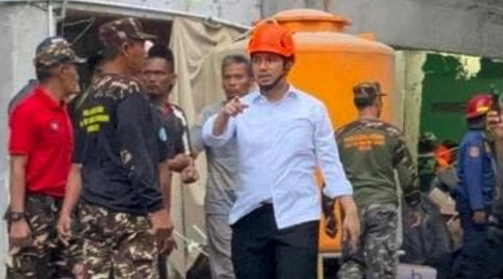 Wagub Emil  dan Bupati Subandi  Langsung Tinjau Lokasi Musalla Roboh Ponpes Al Khoziny Sidoarjo