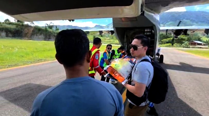 Casa TNI AL Kirim Bantuan ke Gayo Lues Aceh