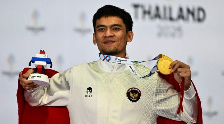 Joshua Kandouw Sumbang Emas Karate, Indonesia Naik ke Peringkat Kedua Klasemen SEA Games 2025
